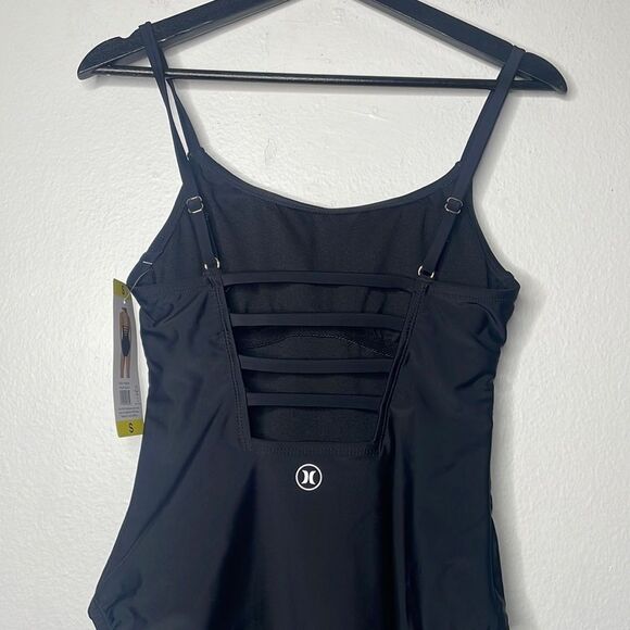 Hurley Womens Size Small One Piece Swimsuit Black - Picture 7 of 8